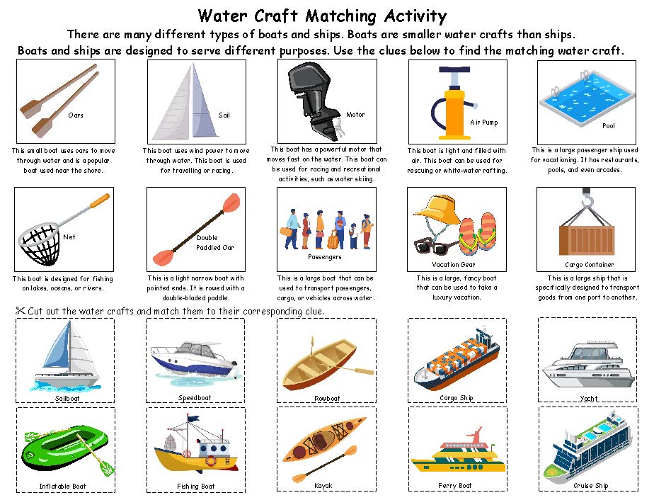 Boat Matching Game