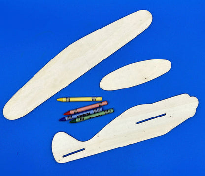 Wooden airplane craft