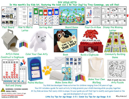 Dog and Mail Themed Kids Activities