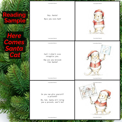 Here Comes Santa Cat reading sample