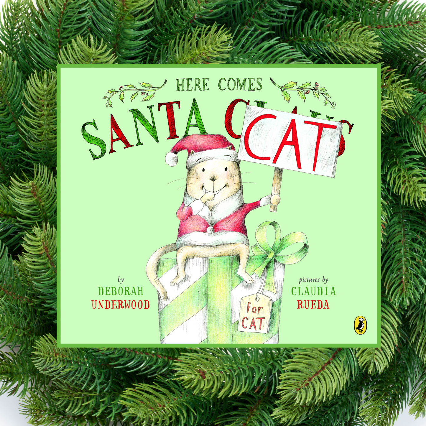 Here Comes Santa Cat book