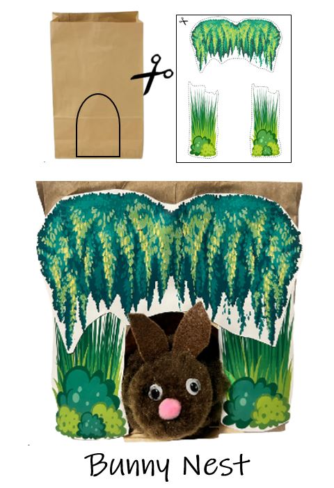 Build a Bunny Burrow Craft STEM