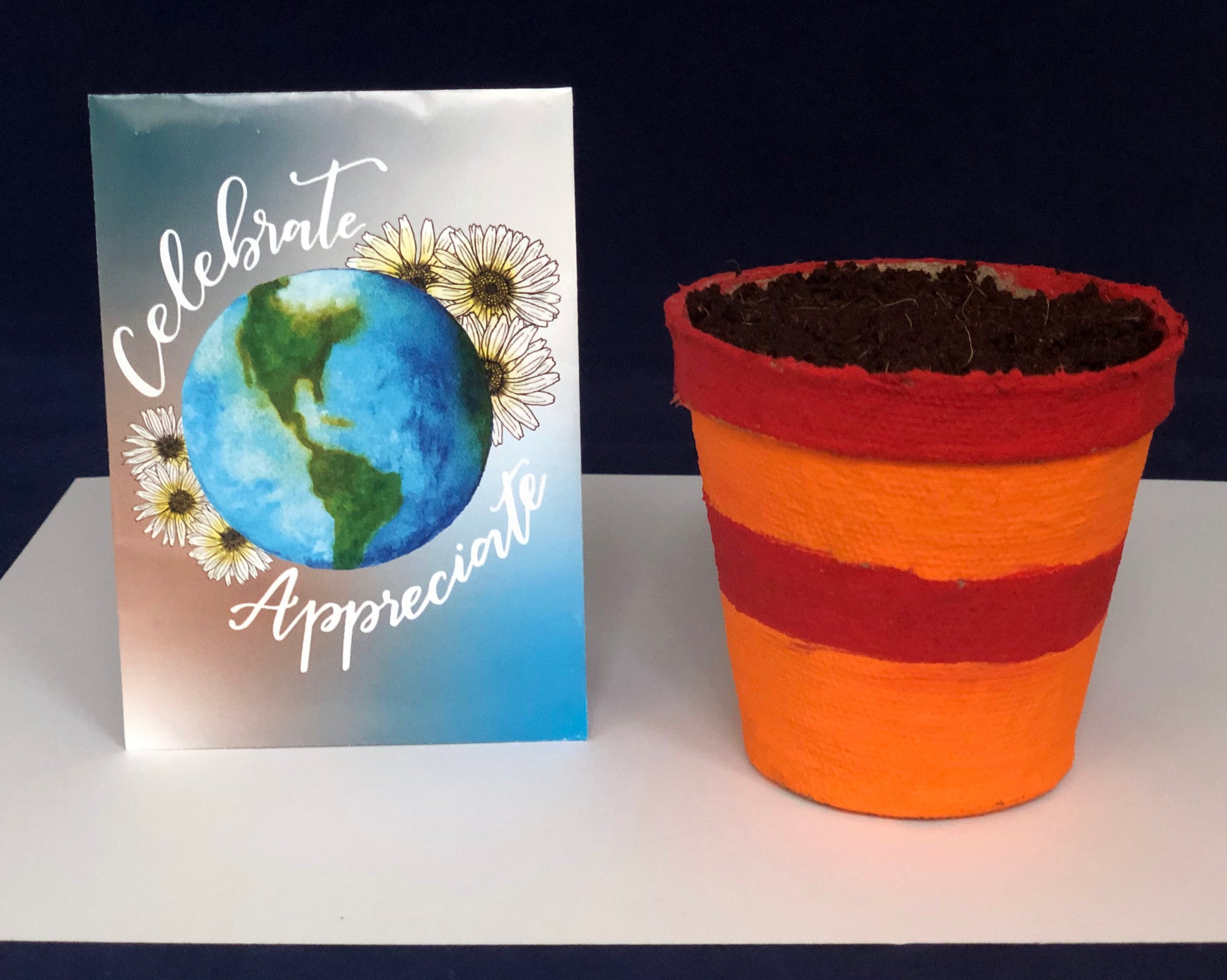 Planting seeds for Earth Day kids activity