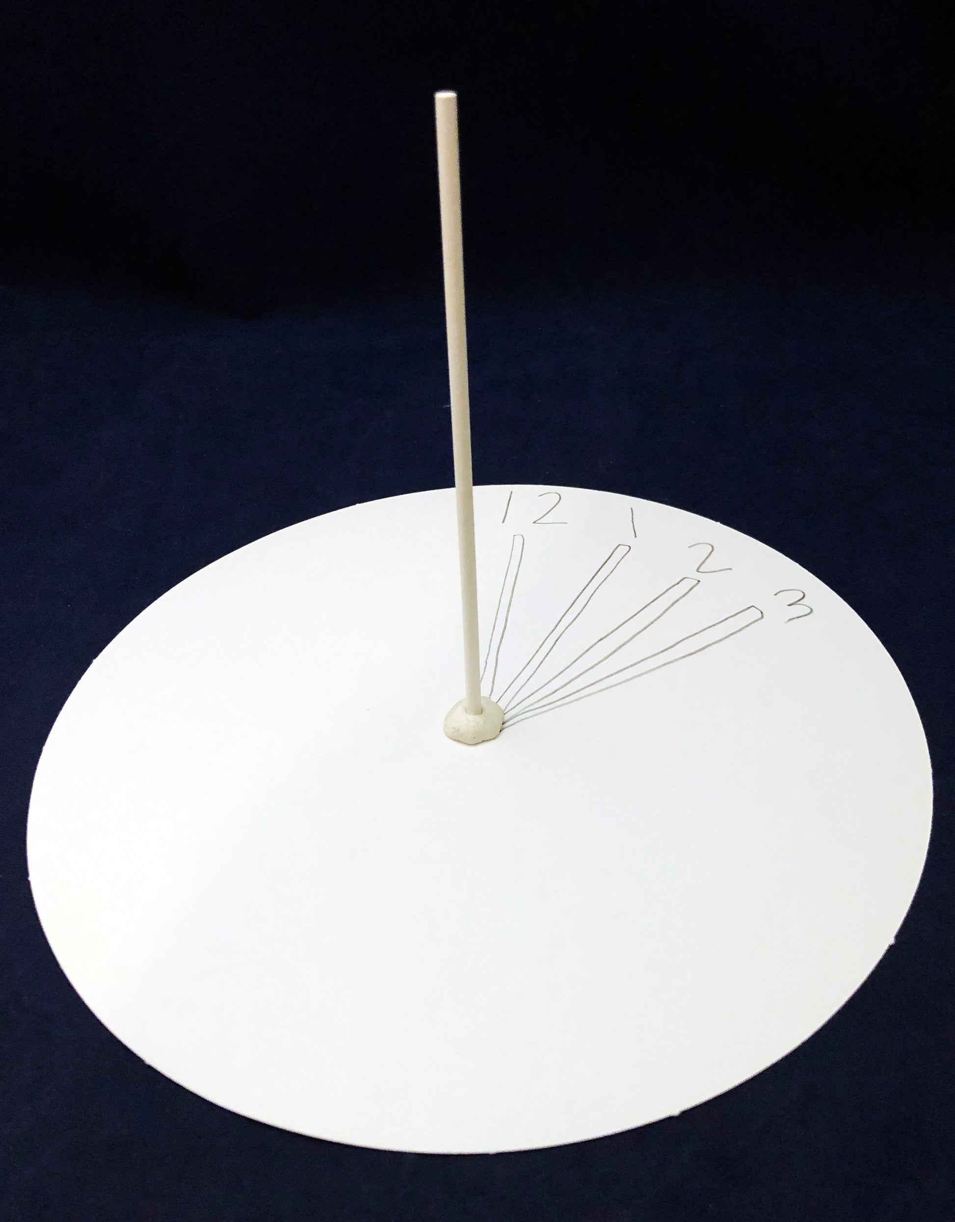 Make a sundial kids science