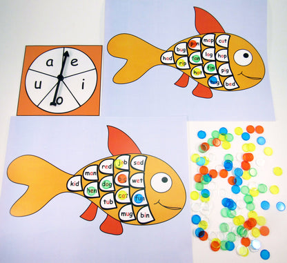 Fish Bingo: Literacy Activity inspired by A Fish Out of Water by Helen Palmer