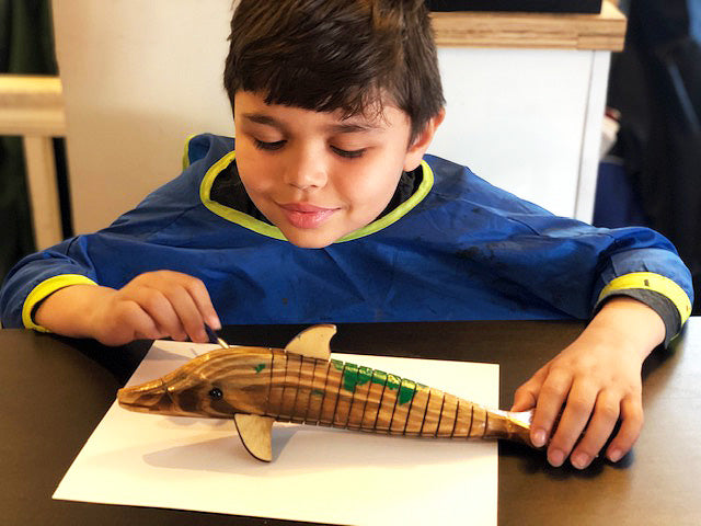 Dolphin art project
