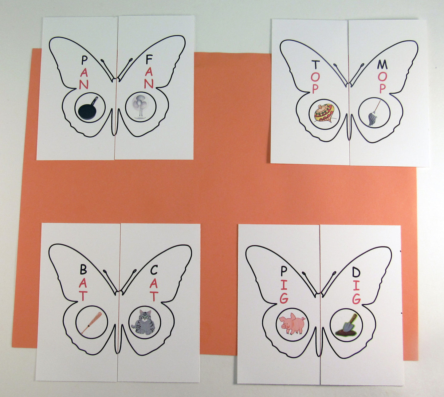 Butterfly Rhyming Game - Ivy Kids Educational Activity Kit featuring the book Gotta Go! Gotta Go! by Sam Swope and over 10 art, literacy, math, and science activities inspired by the story. Learn about monarch butterflies. Perfect kit for spring.