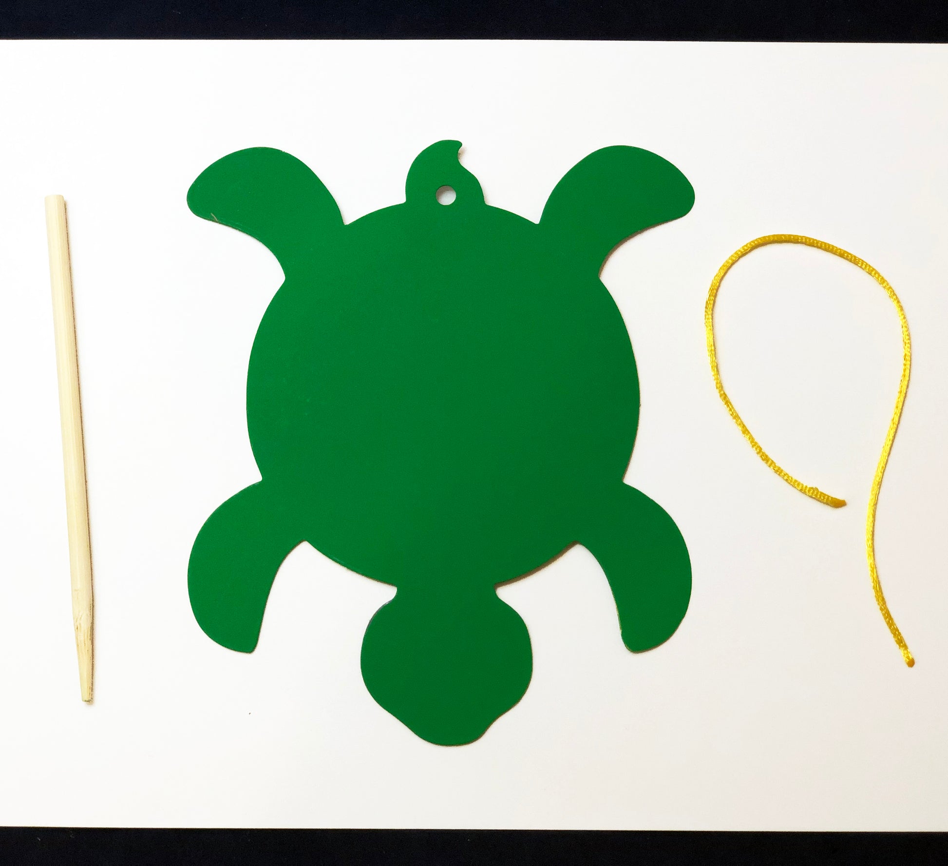 scratch art sea turtle