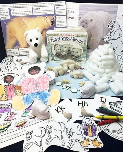 Activities inspired by The Three Snow Bears by Jan Brett