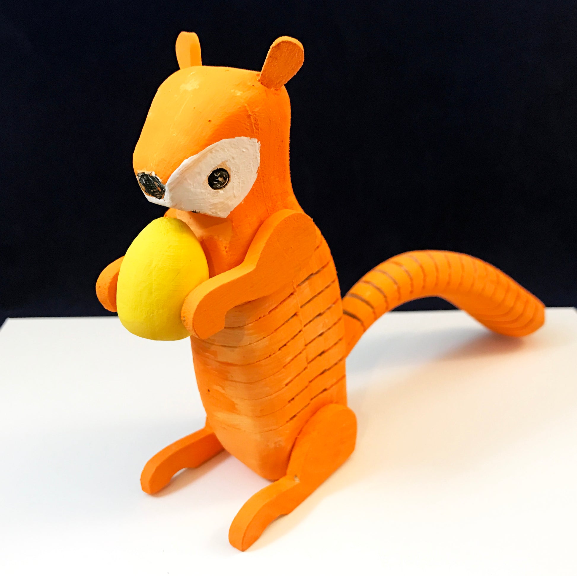 Squirrel craft project inspired by the book Nuts to You!