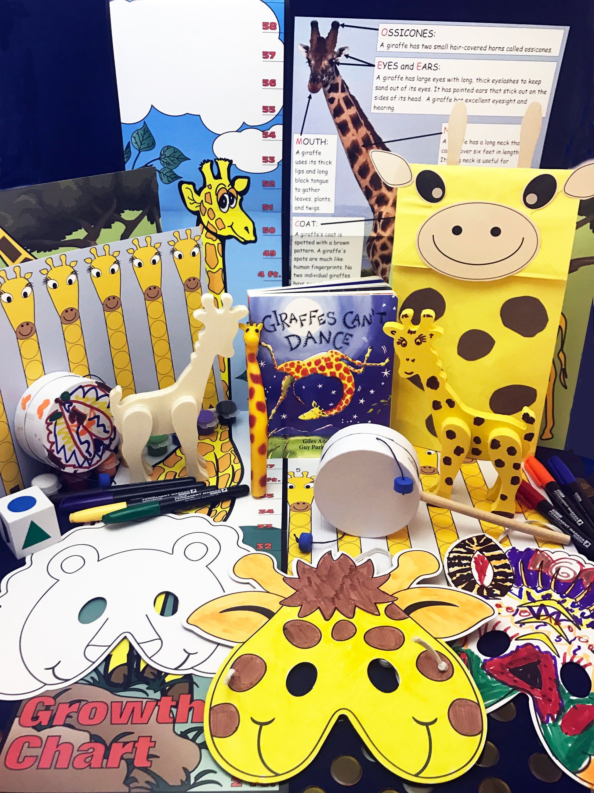 Activities inspired by Giraffe's Can't Dance 