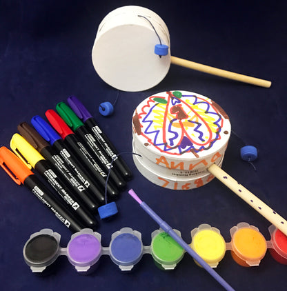 Decorate a drum Art Activity