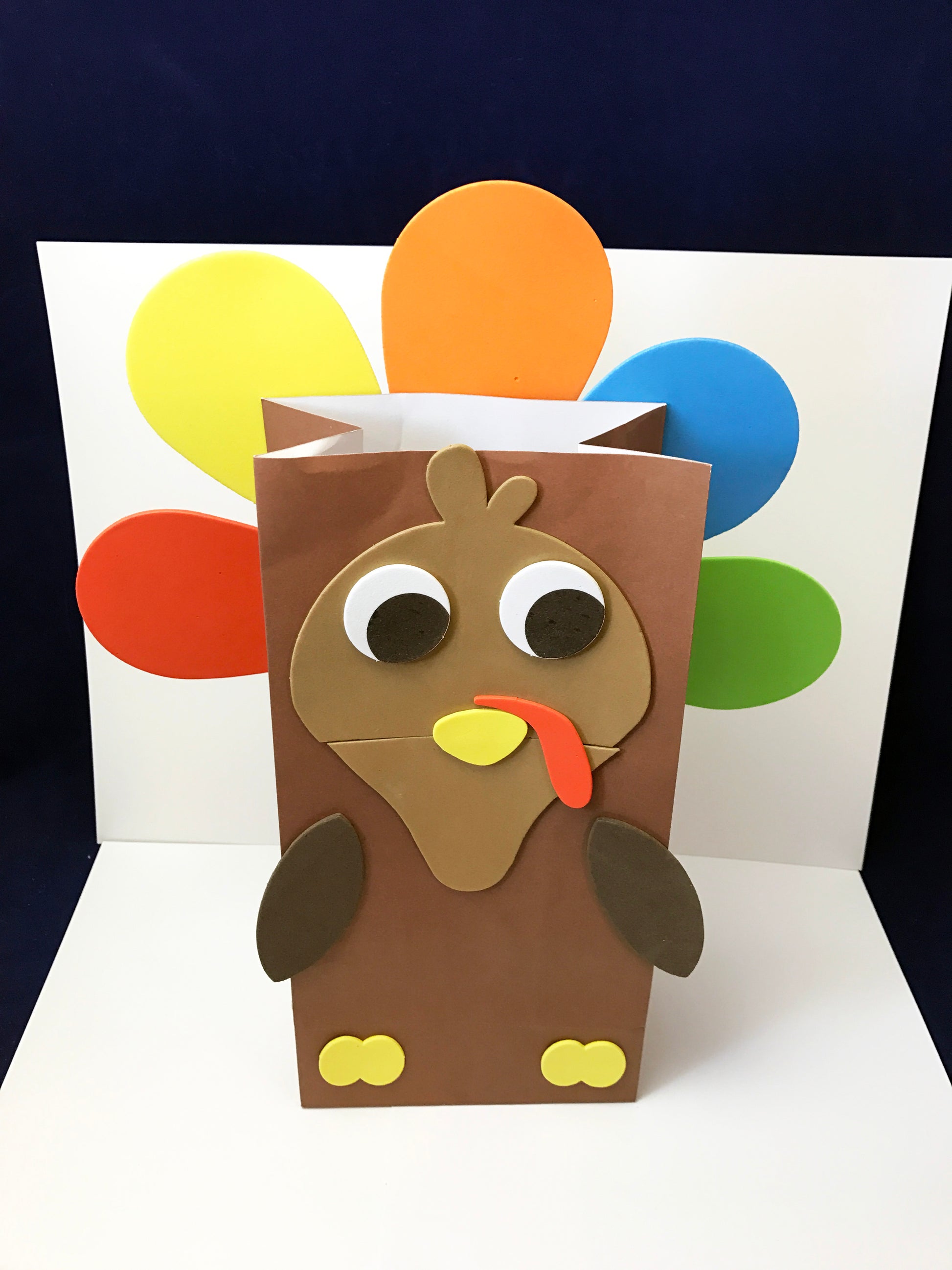 turkey paper bag puppet