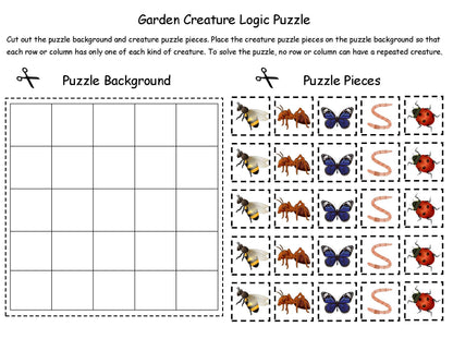 garden logic puzzle