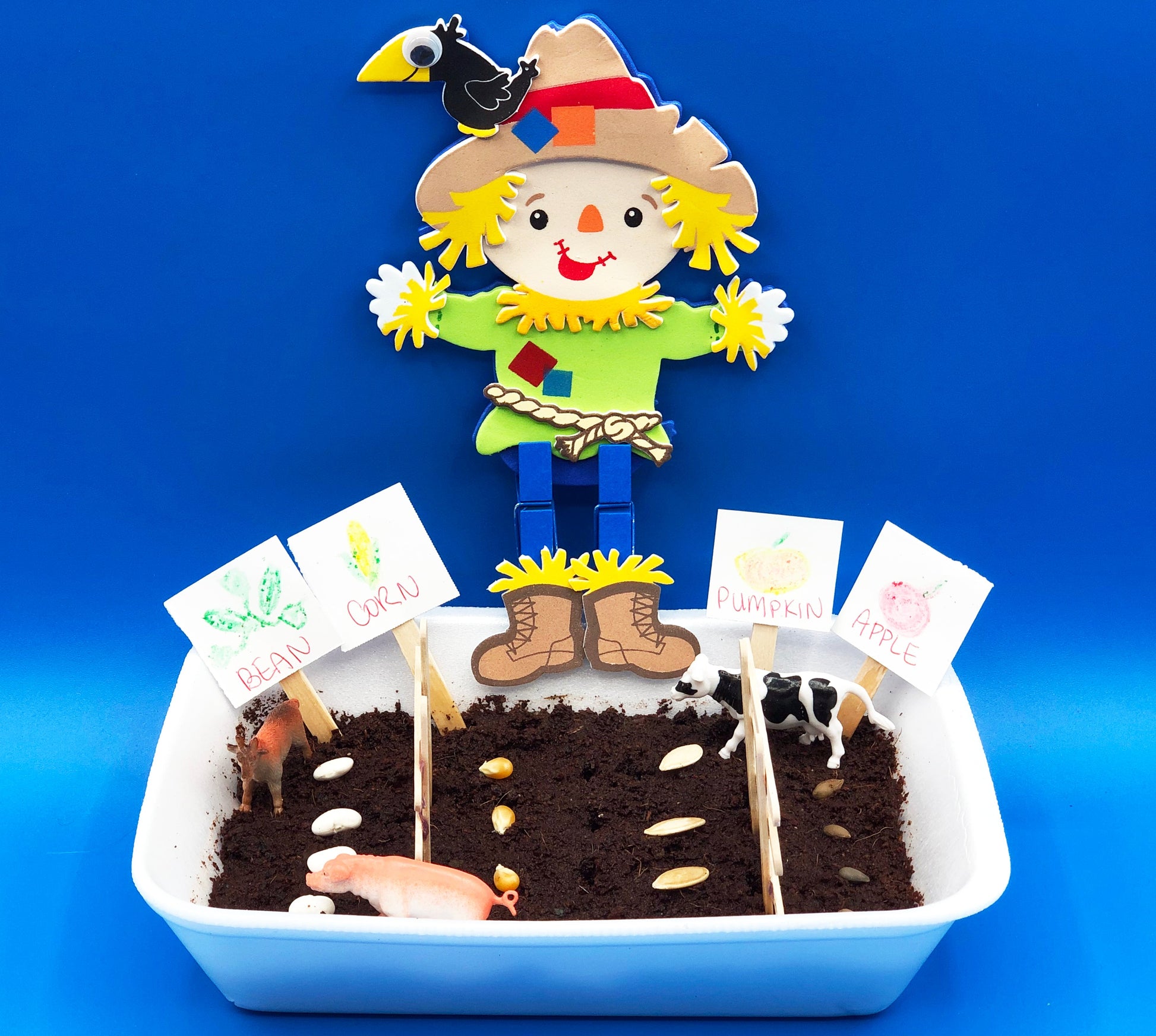 planting crops with kids