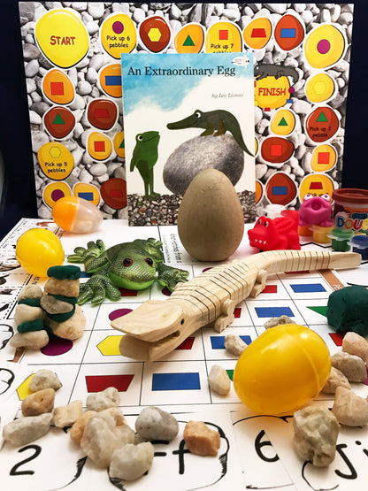 STEAM activities inspired by the book An Extraordinary Egg by Leo Lionni