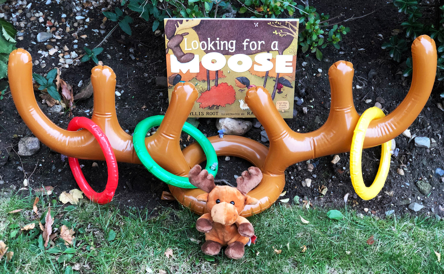Moose book and moose themed activities for kids