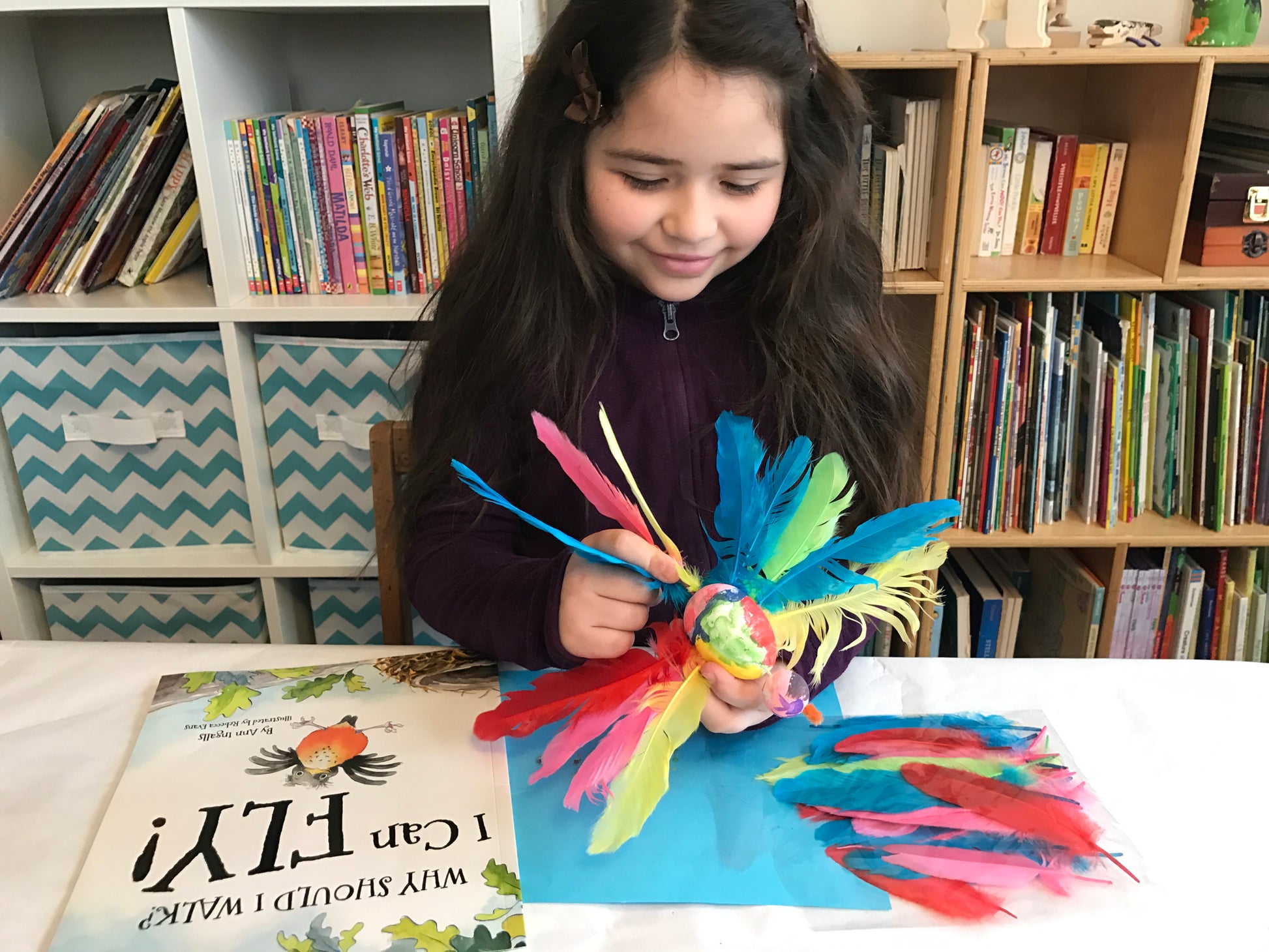 Realistic bird craft for kids