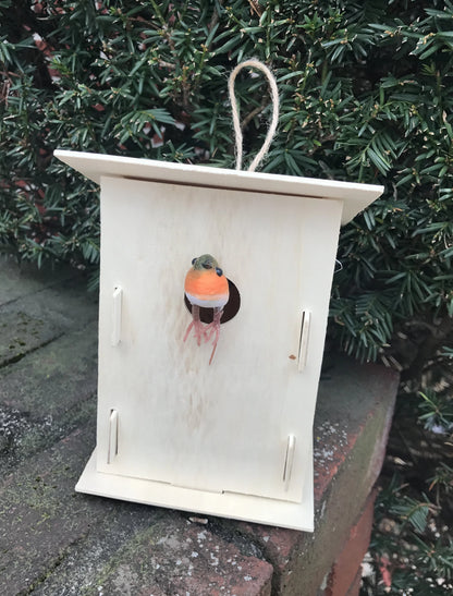 Build a birdhouse art project craft for kids Spring
