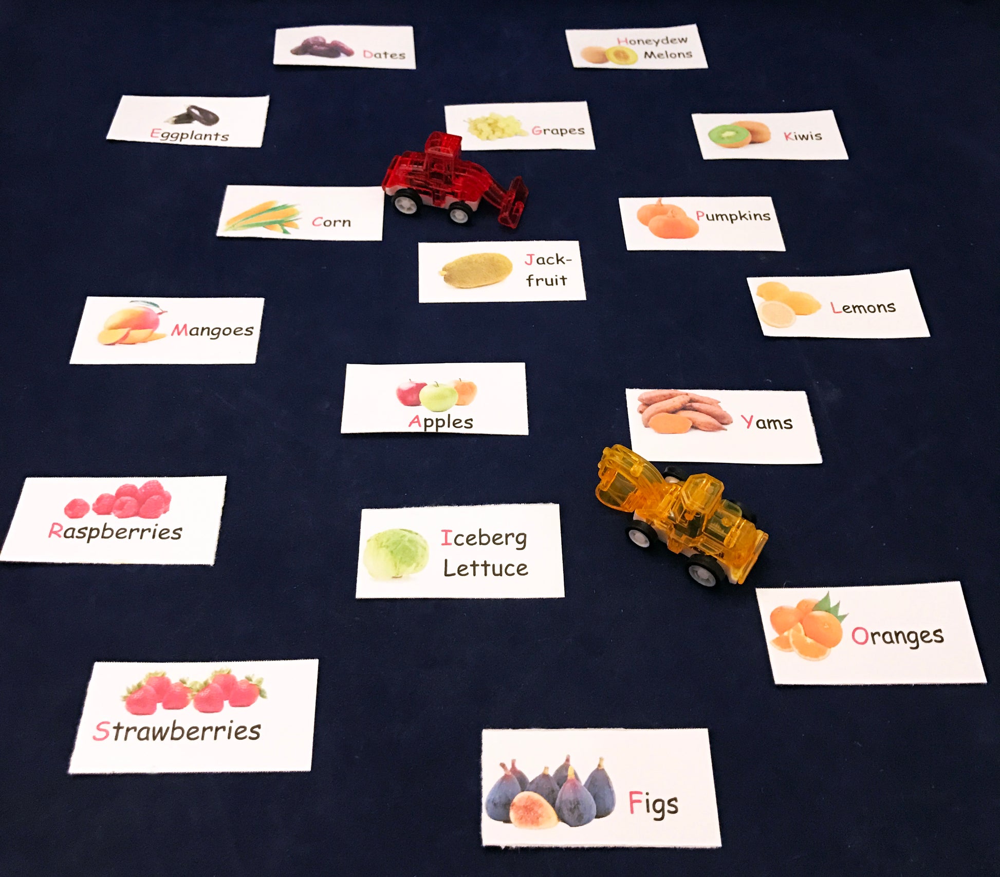 Tractor game harvesting crops for kids farm theme