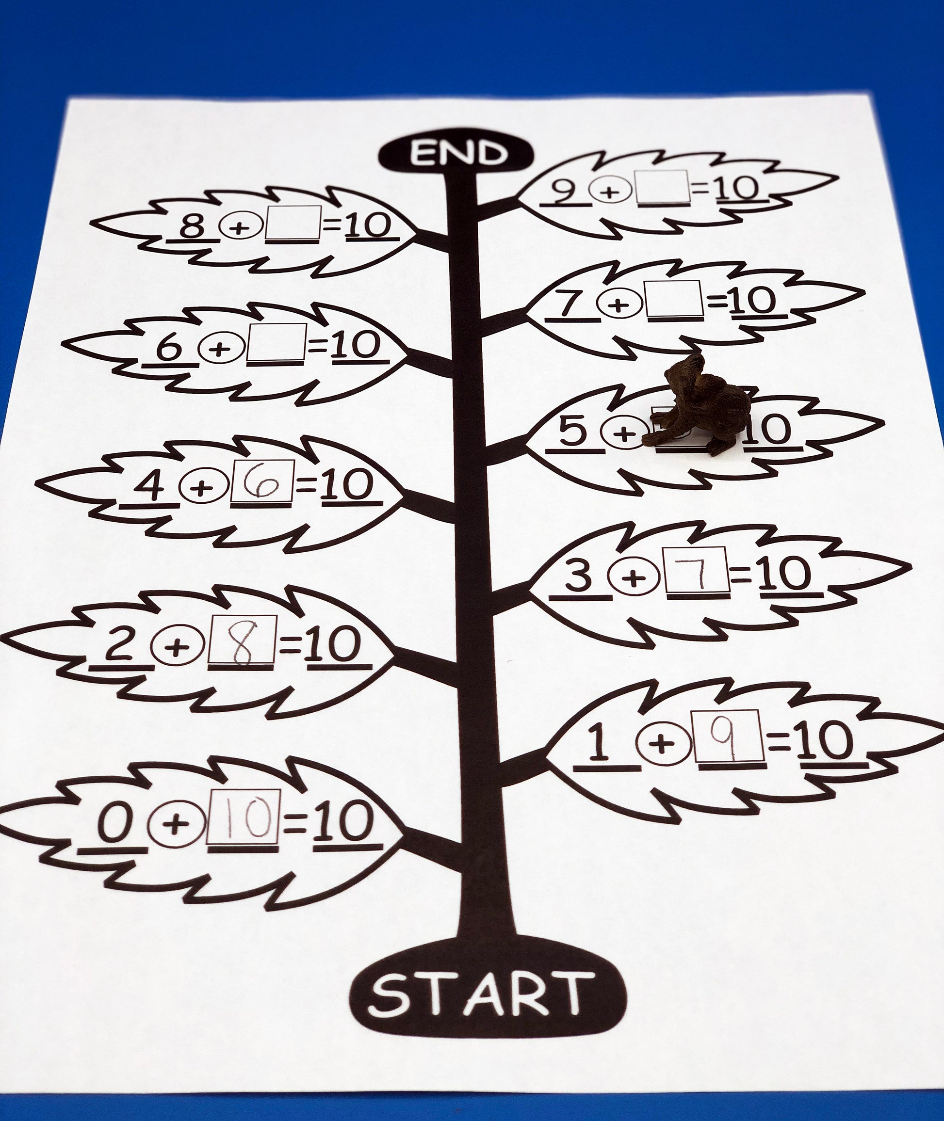 Koala Race Up the Tree Math Game Making Tens