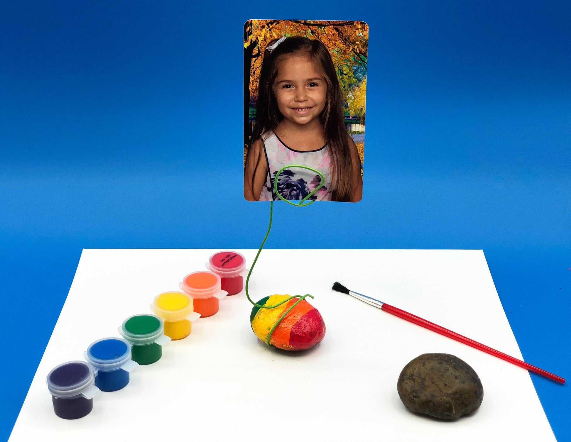 Rock Photo Holder Kids Activity 