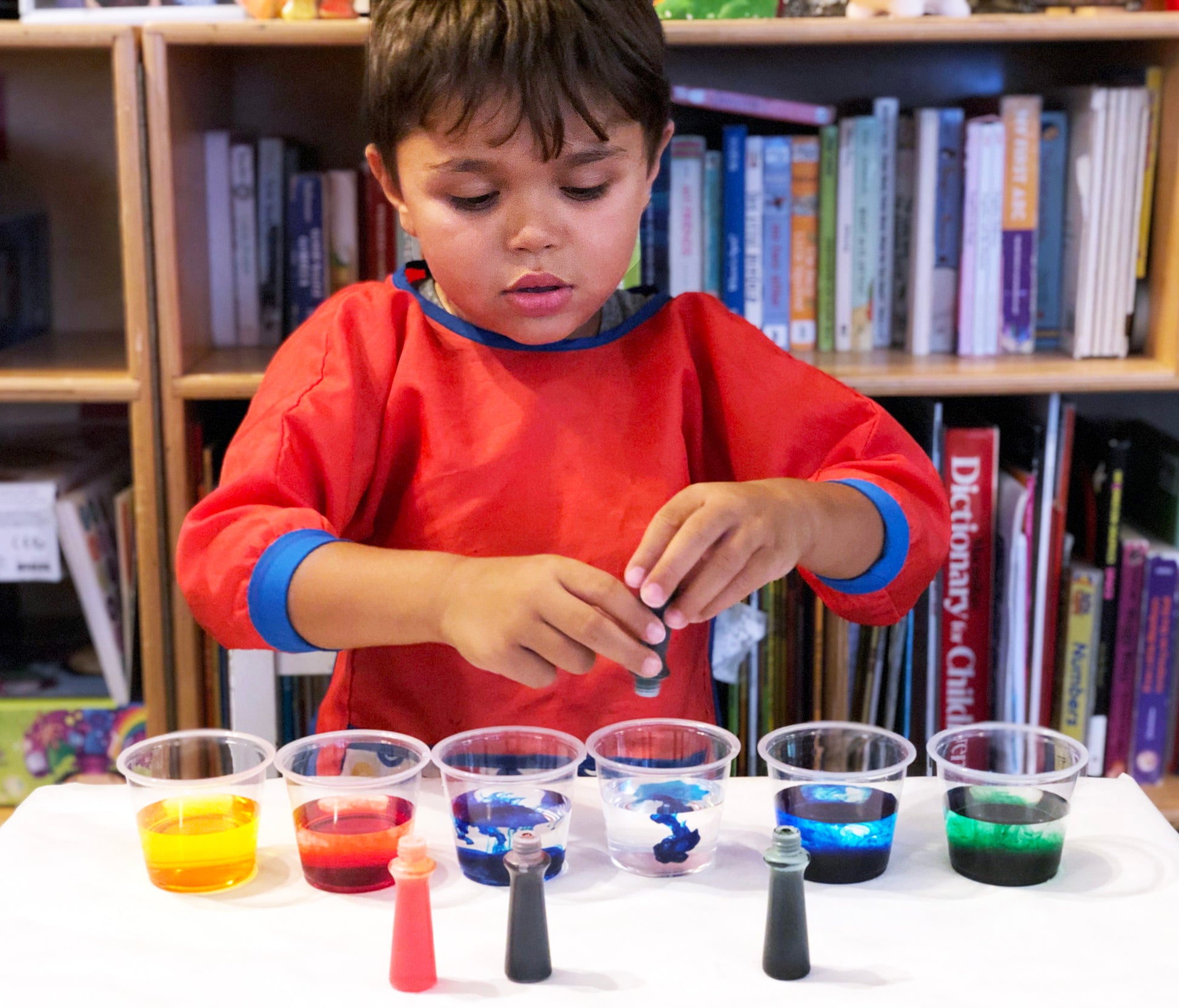 Color exploration science activity kids