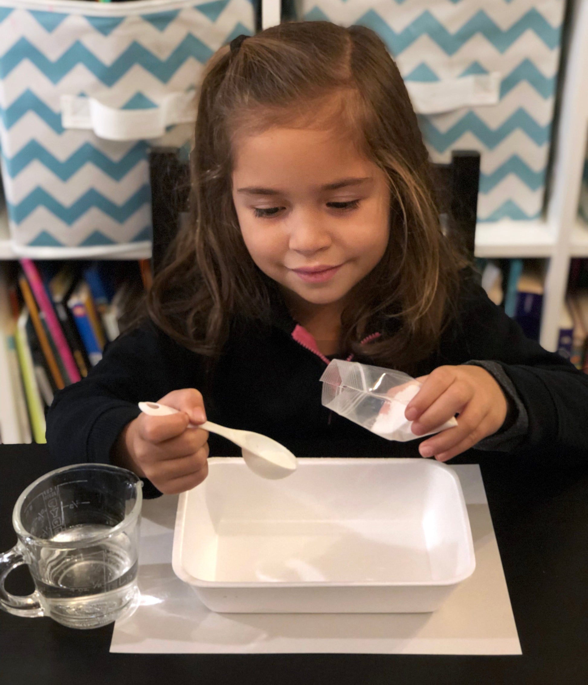Make play snow STEM activity