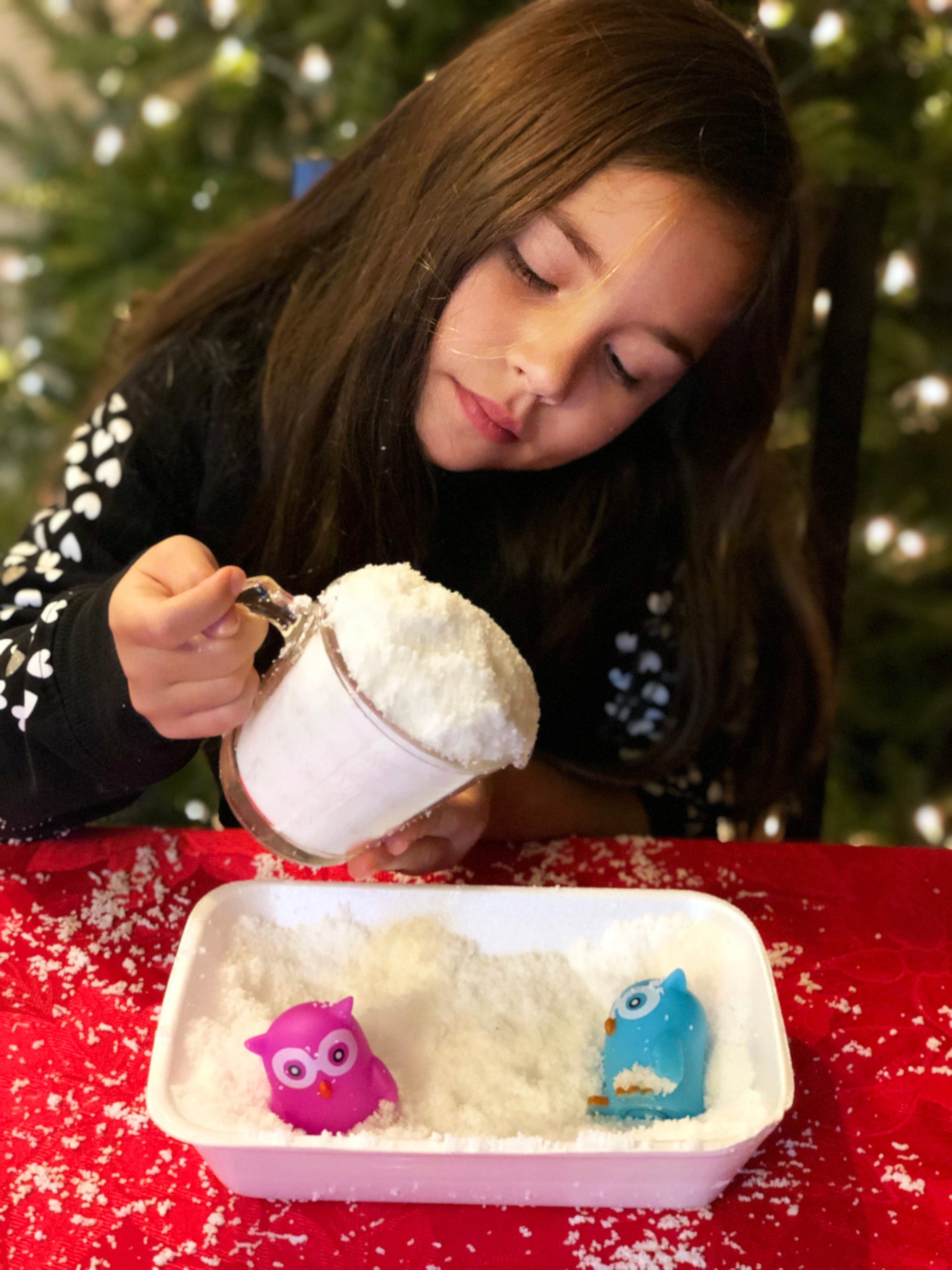 Make your own snow STEM project