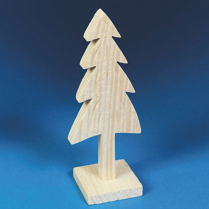 Wooden pine tree for painting kids craft