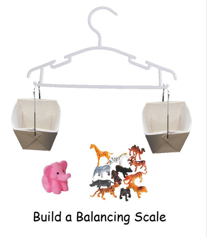 Build your own balancing scale DIY with a hanger