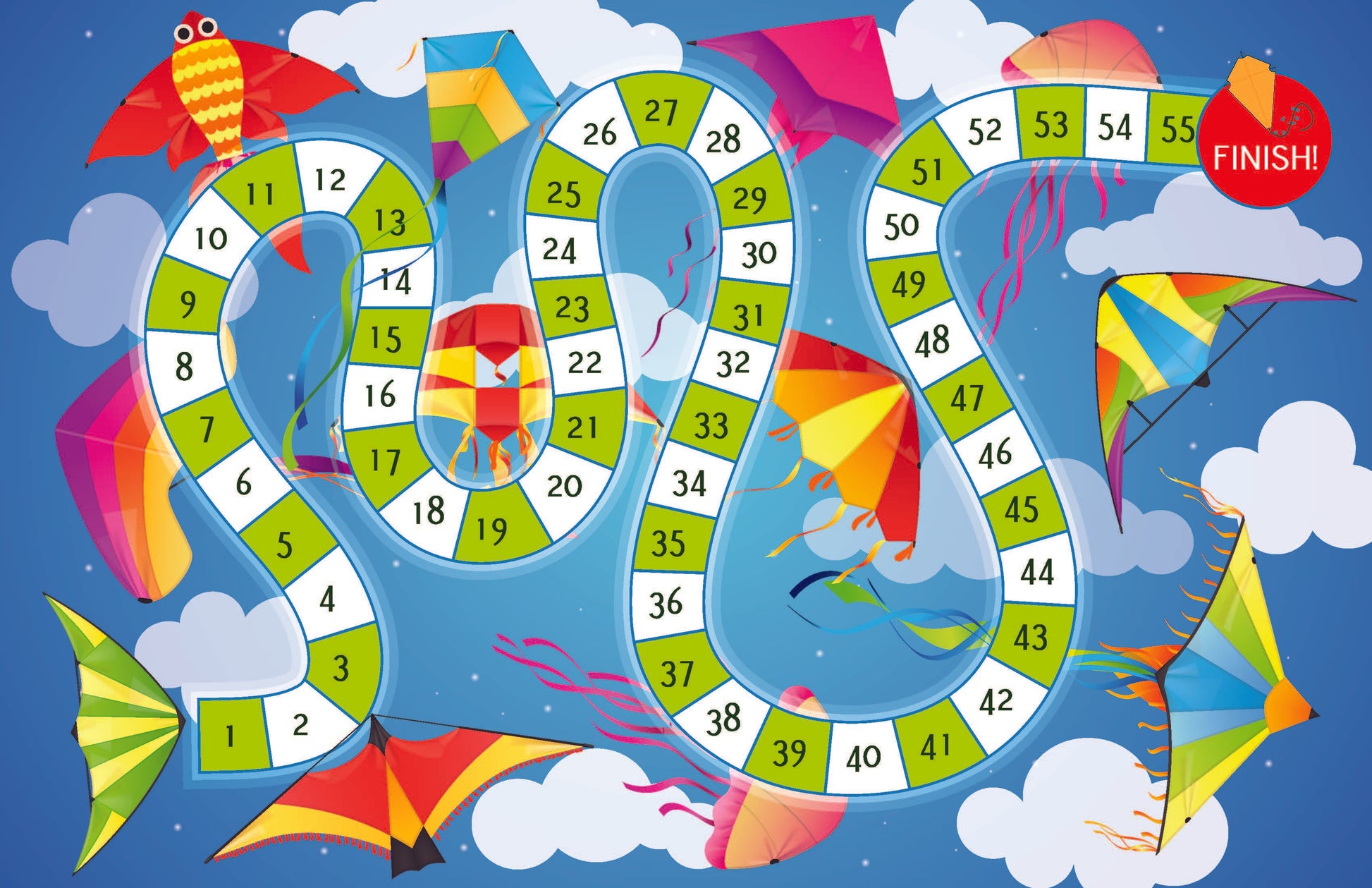 Kite Day board game