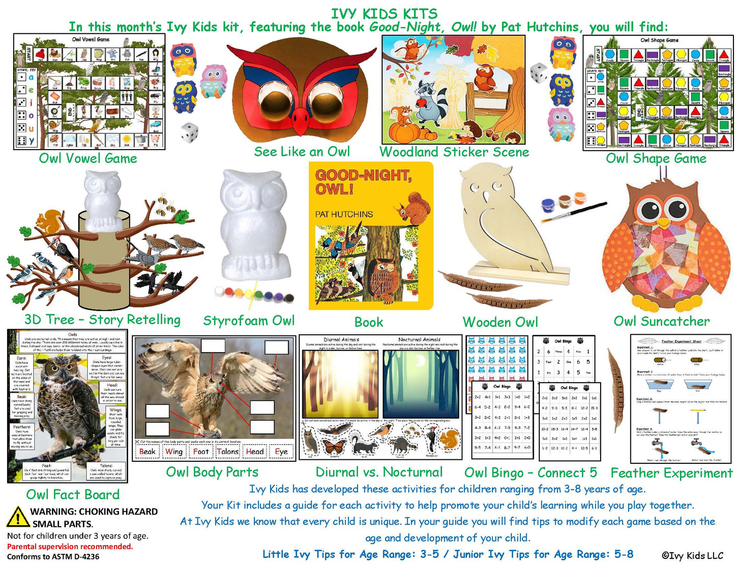 Ivy Kids Kit - Good-Night, Owl!