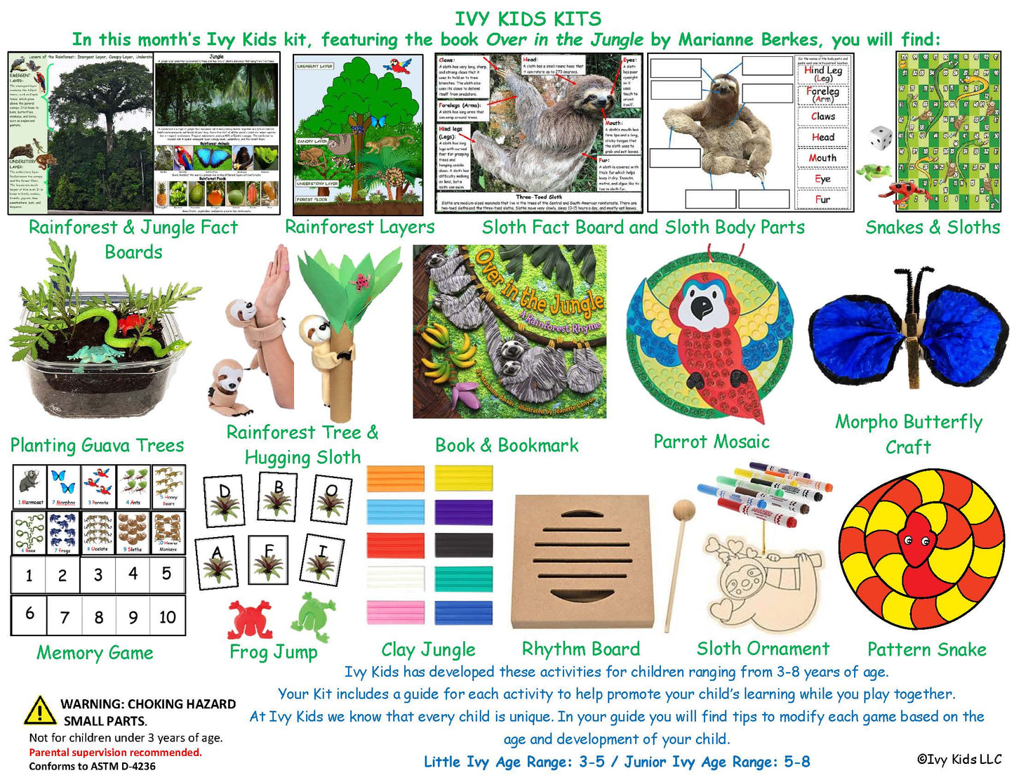 Ivy Kids Kit - Over in a Jungle