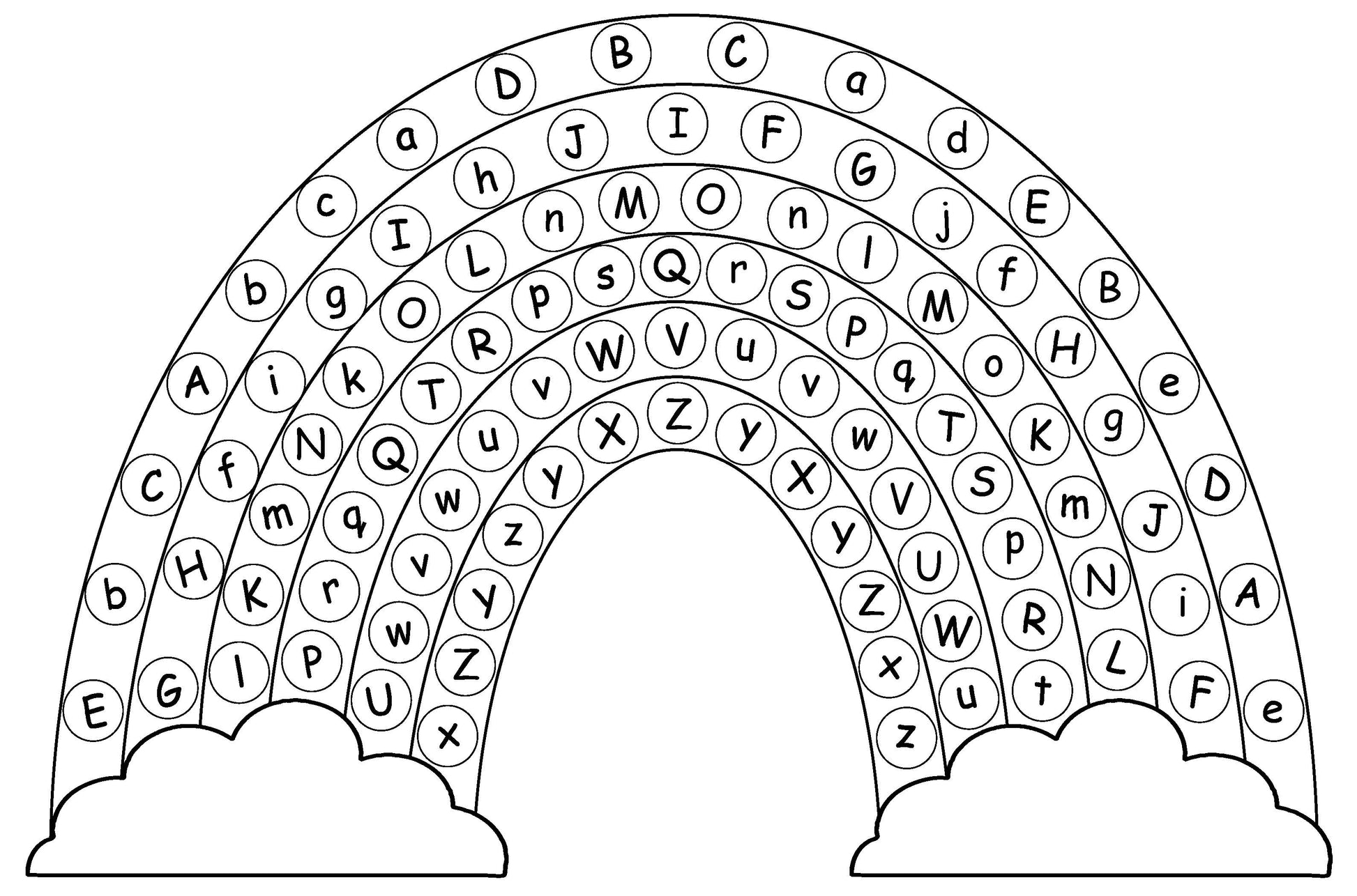 Letter Rainbow