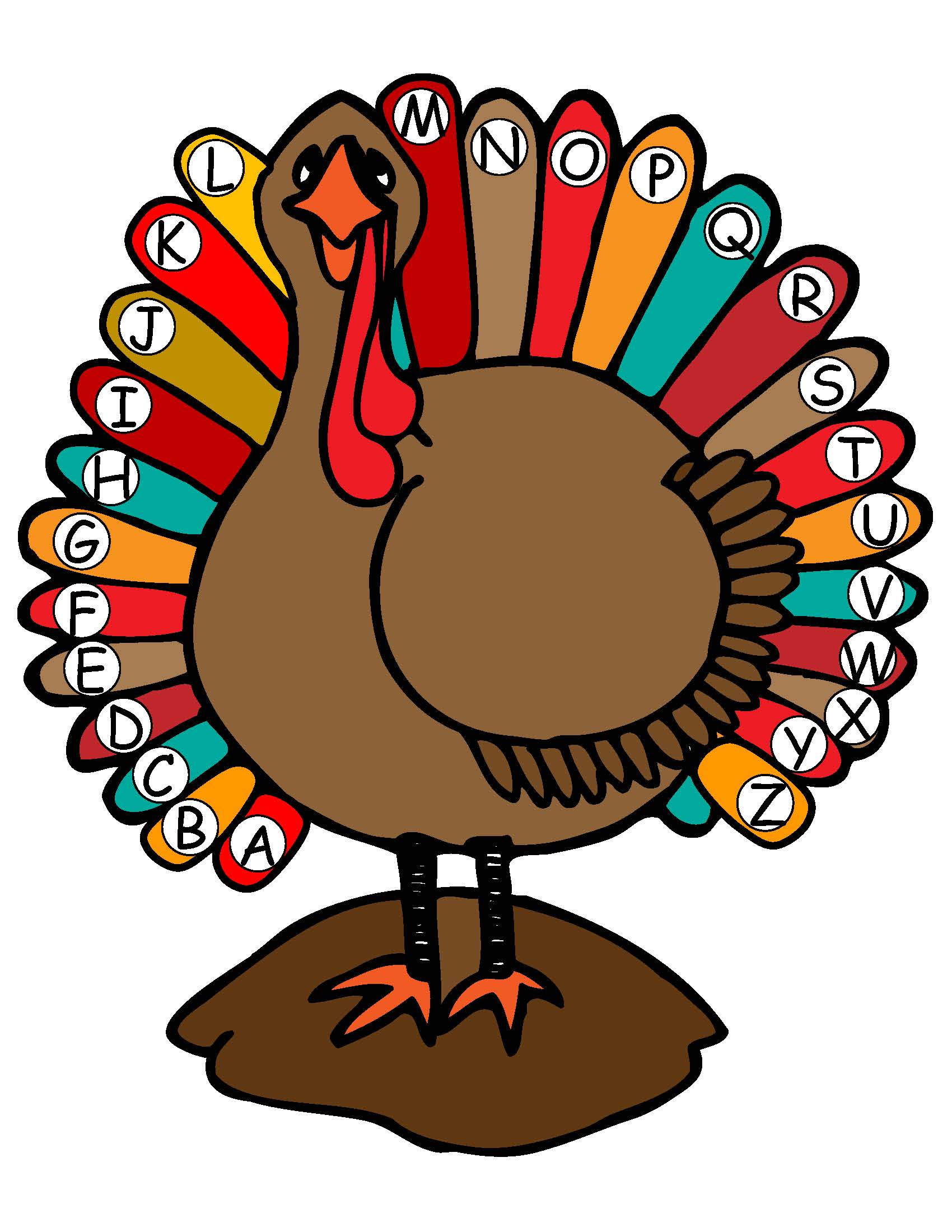 turkey letter game abc game